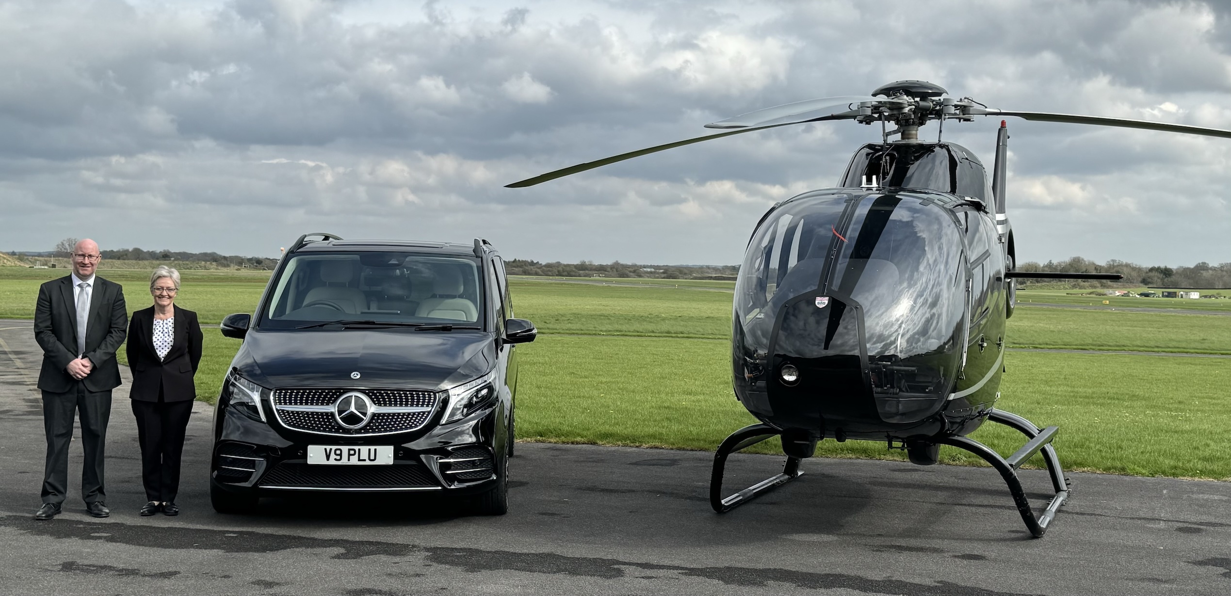 Jan and Daniel with one of their V Class's